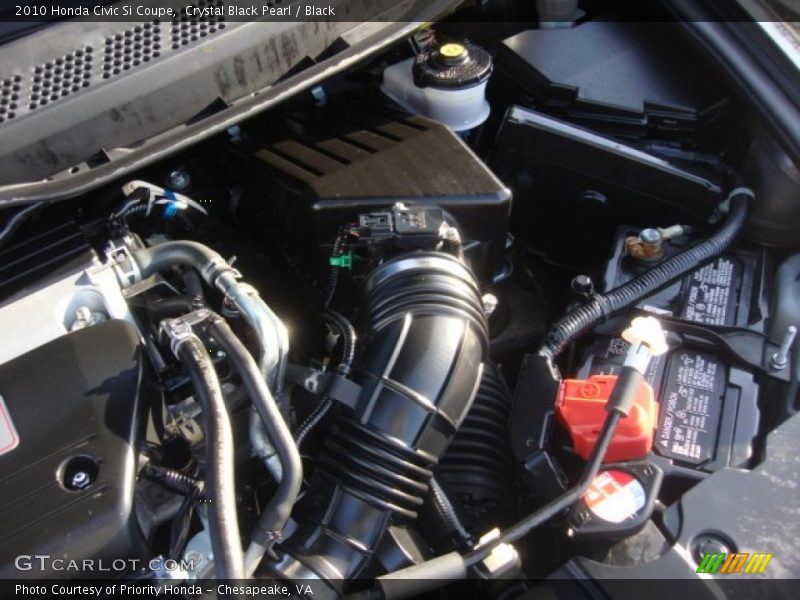 Crystal Black Pearl / Black 2010 Honda Civic Si Coupe