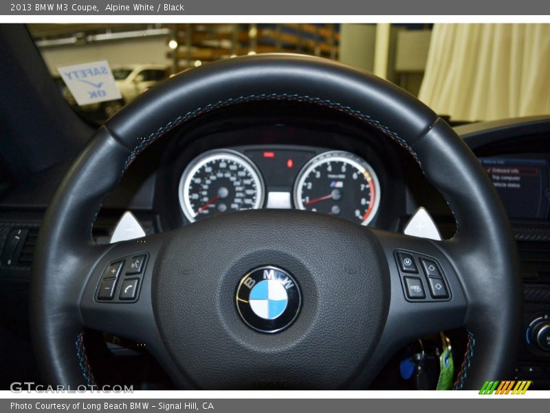 Alpine White / Black 2013 BMW M3 Coupe