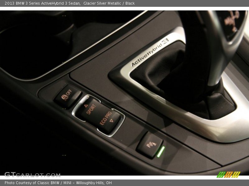 Glacier Silver Metallic / Black 2013 BMW 3 Series ActiveHybrid 3 Sedan