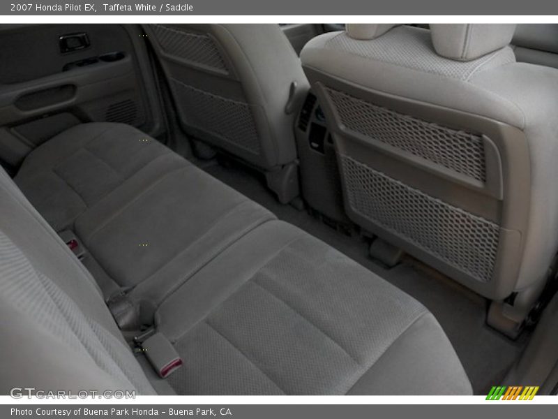 Taffeta White / Saddle 2007 Honda Pilot EX