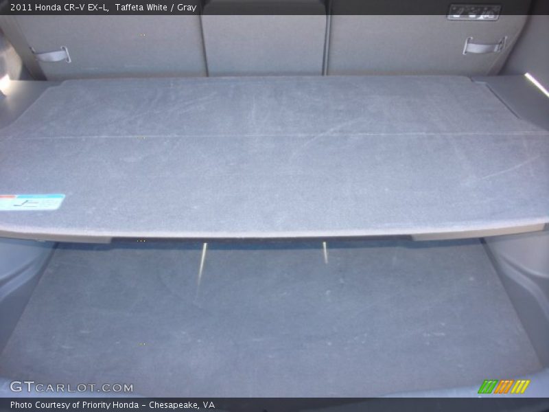 Taffeta White / Gray 2011 Honda CR-V EX-L