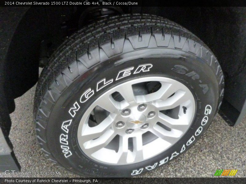 Black / Cocoa/Dune 2014 Chevrolet Silverado 1500 LTZ Double Cab 4x4