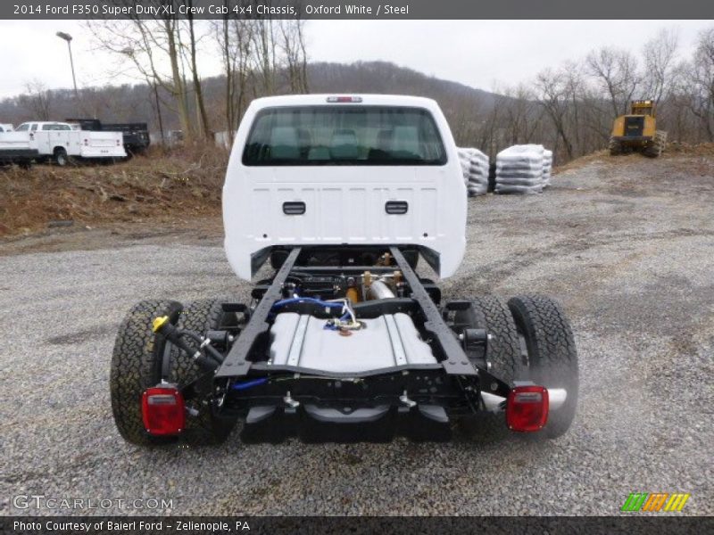 Oxford White / Steel 2014 Ford F350 Super Duty XL Crew Cab 4x4 Chassis