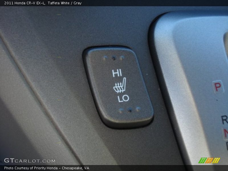 Taffeta White / Gray 2011 Honda CR-V EX-L