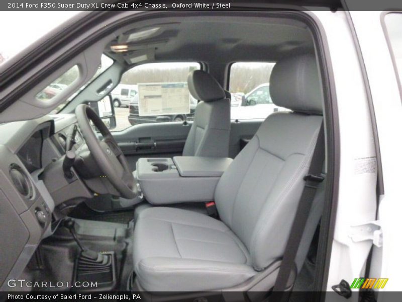 Front Seat of 2014 F350 Super Duty XL Crew Cab 4x4 Chassis