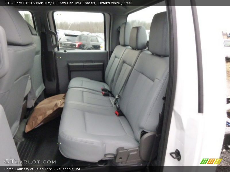 Rear Seat of 2014 F350 Super Duty XL Crew Cab 4x4 Chassis
