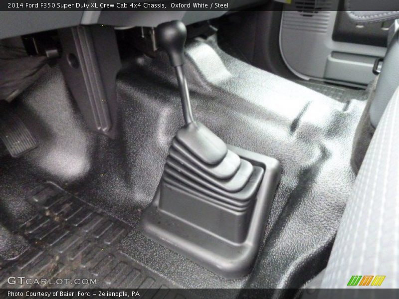 Oxford White / Steel 2014 Ford F350 Super Duty XL Crew Cab 4x4 Chassis