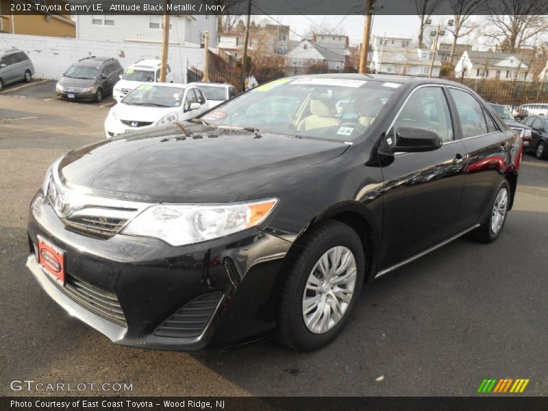 Attitude Black Metallic / Ivory 2012 Toyota Camry LE