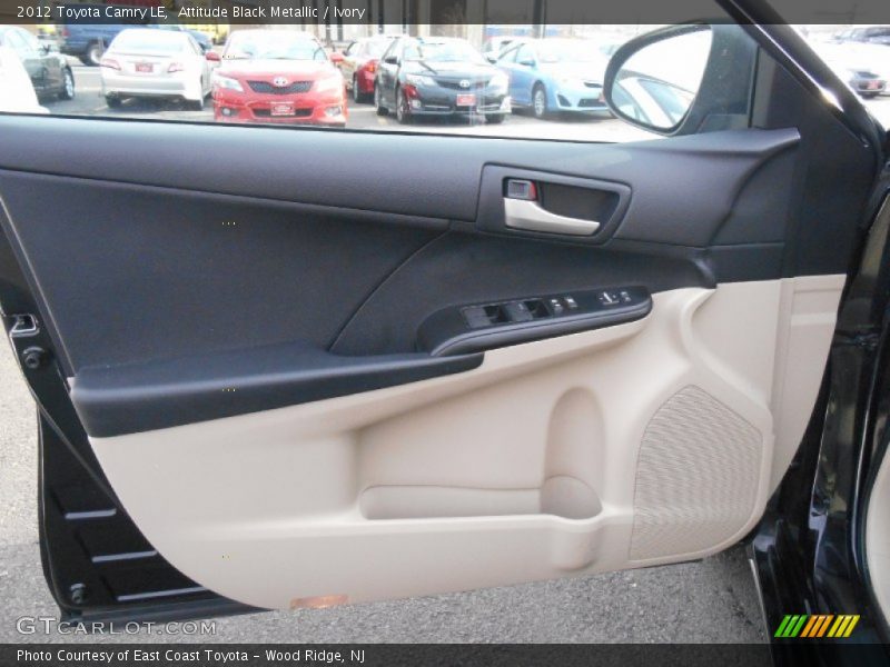 Attitude Black Metallic / Ivory 2012 Toyota Camry LE