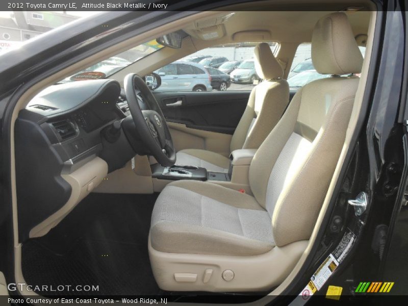 Attitude Black Metallic / Ivory 2012 Toyota Camry LE