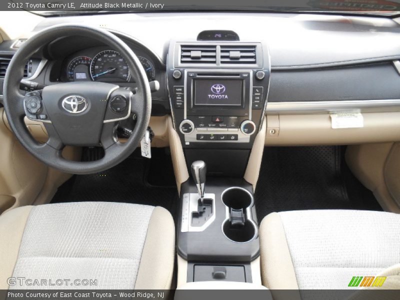 Attitude Black Metallic / Ivory 2012 Toyota Camry LE