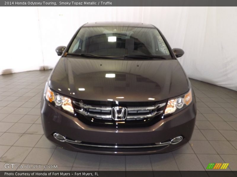 Smoky Topaz Metallic / Truffle 2014 Honda Odyssey Touring