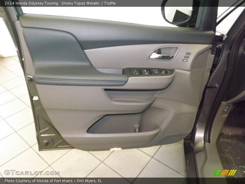 Smoky Topaz Metallic / Truffle 2014 Honda Odyssey Touring