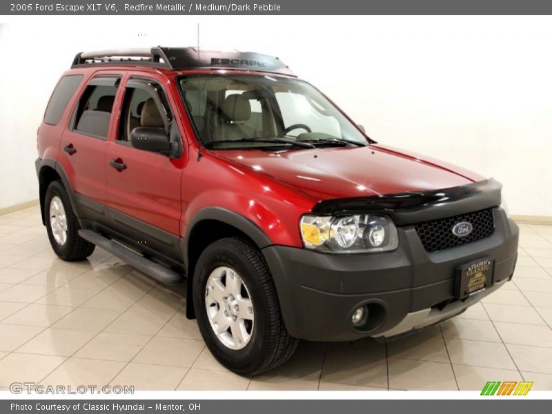 Redfire Metallic / Medium/Dark Pebble 2006 Ford Escape XLT V6