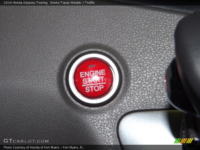 Smoky Topaz Metallic / Truffle 2014 Honda Odyssey Touring