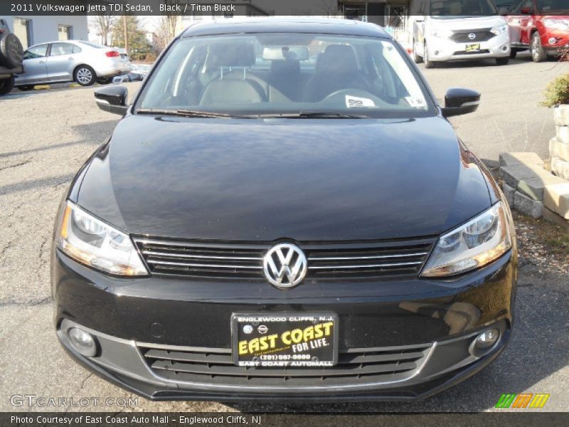 Black / Titan Black 2011 Volkswagen Jetta TDI Sedan