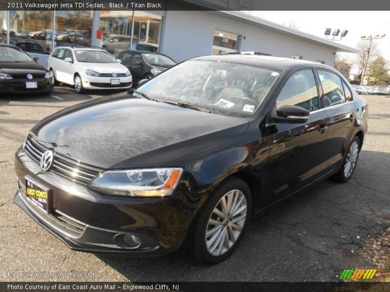 Black / Titan Black 2011 Volkswagen Jetta TDI Sedan