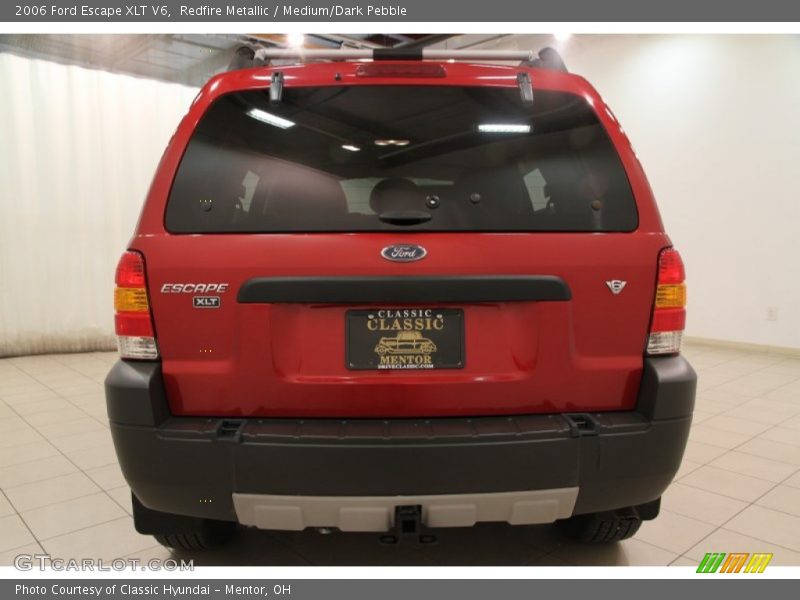 Redfire Metallic / Medium/Dark Pebble 2006 Ford Escape XLT V6