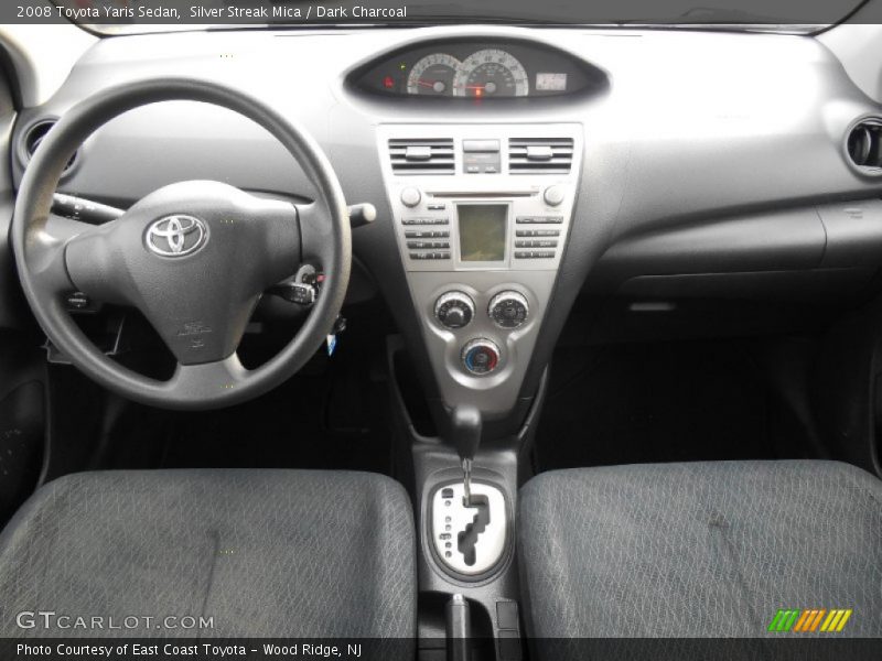 Silver Streak Mica / Dark Charcoal 2008 Toyota Yaris Sedan