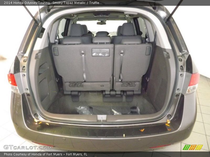 Smoky Topaz Metallic / Truffle 2014 Honda Odyssey Touring