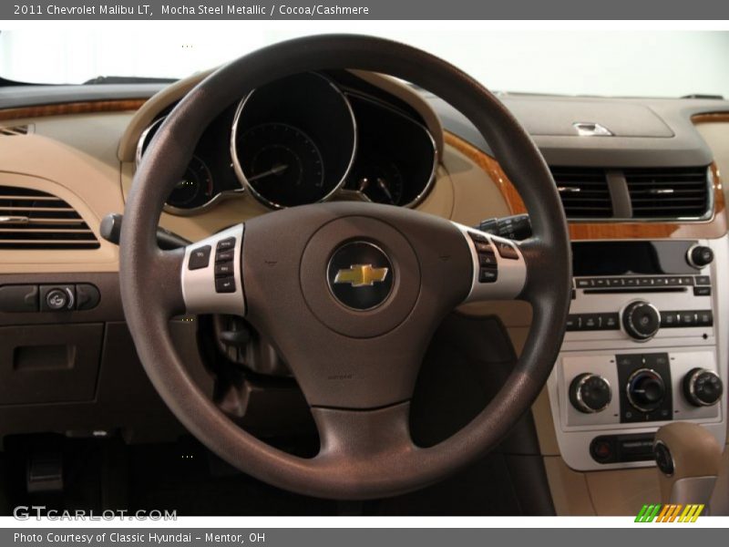 Mocha Steel Metallic / Cocoa/Cashmere 2011 Chevrolet Malibu LT