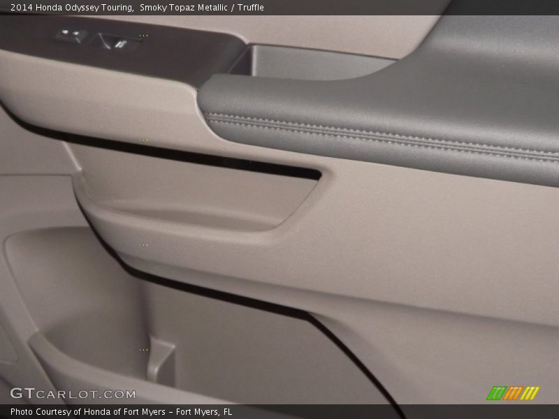 Smoky Topaz Metallic / Truffle 2014 Honda Odyssey Touring