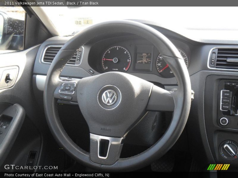 Black / Titan Black 2011 Volkswagen Jetta TDI Sedan