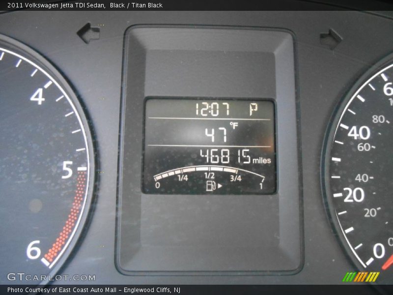 Black / Titan Black 2011 Volkswagen Jetta TDI Sedan