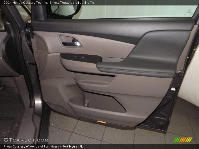 Smoky Topaz Metallic / Truffle 2014 Honda Odyssey Touring