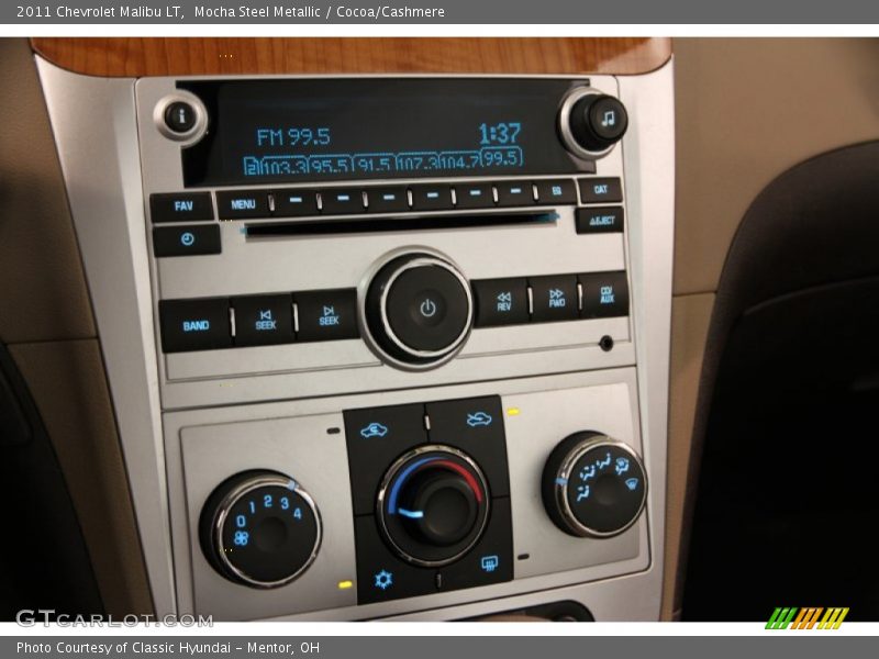 Mocha Steel Metallic / Cocoa/Cashmere 2011 Chevrolet Malibu LT