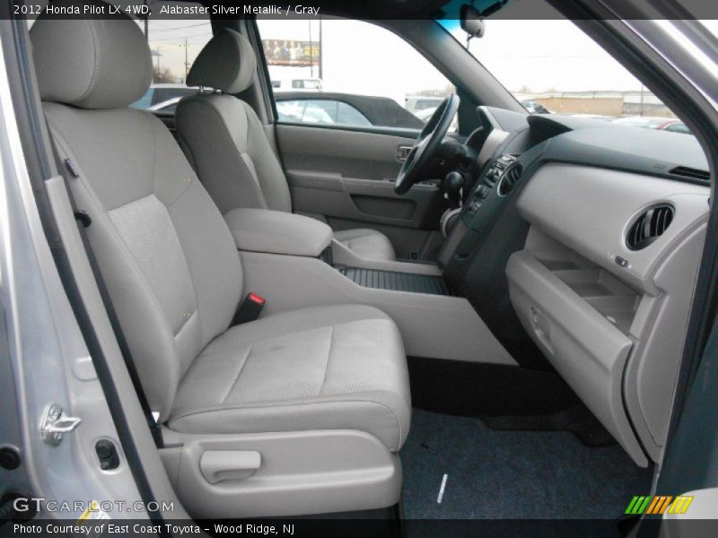 Alabaster Silver Metallic / Gray 2012 Honda Pilot LX 4WD