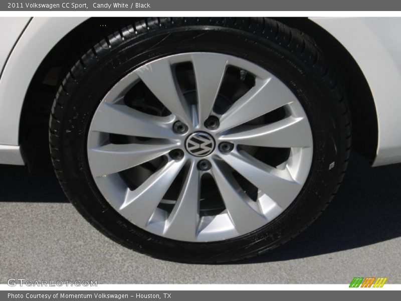 Candy White / Black 2011 Volkswagen CC Sport