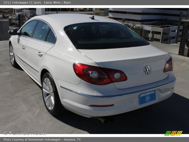 Candy White / Black 2011 Volkswagen CC Sport