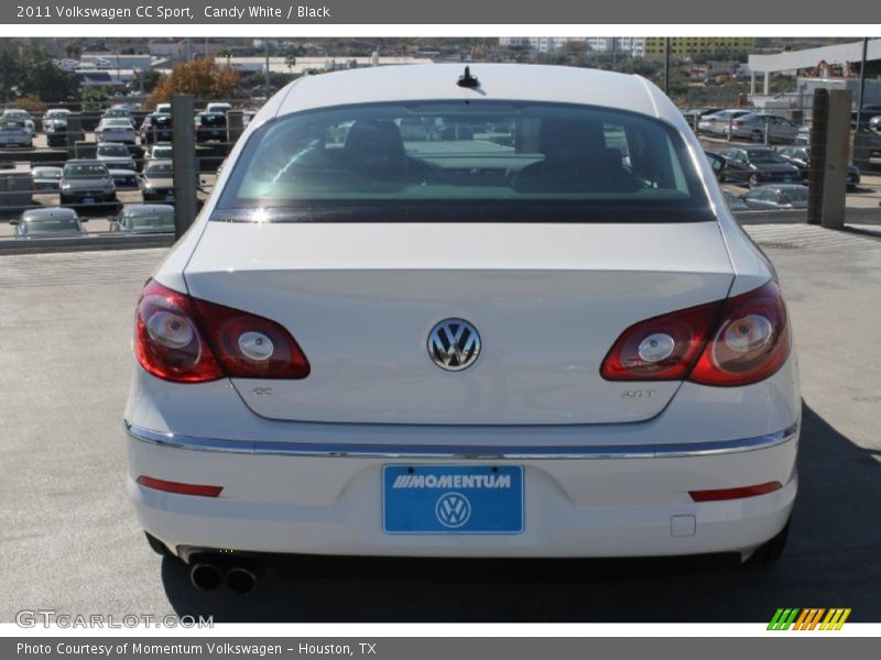 Candy White / Black 2011 Volkswagen CC Sport