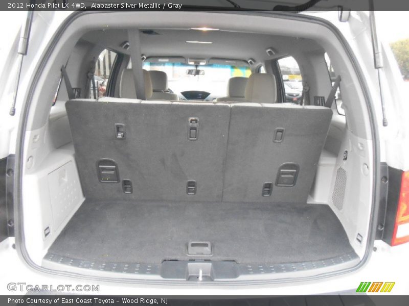 Alabaster Silver Metallic / Gray 2012 Honda Pilot LX 4WD