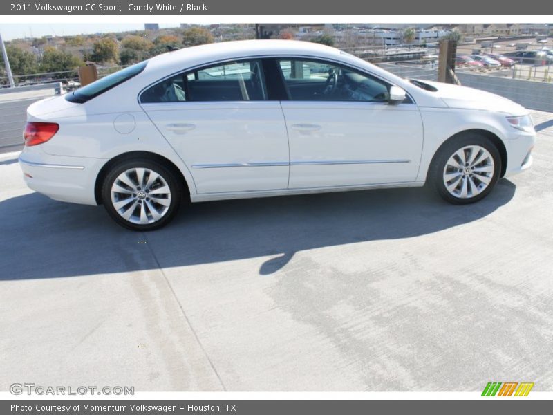 Candy White / Black 2011 Volkswagen CC Sport