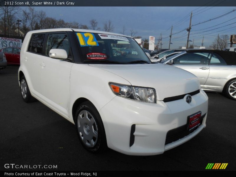 Super White / Dark Gray 2012 Scion xB