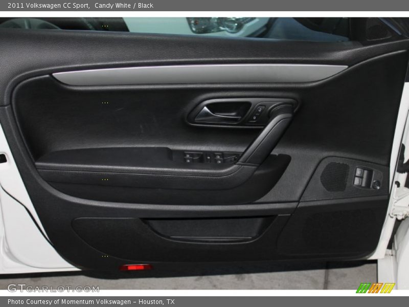Candy White / Black 2011 Volkswagen CC Sport
