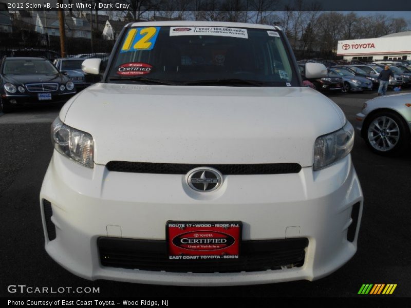 Super White / Dark Gray 2012 Scion xB