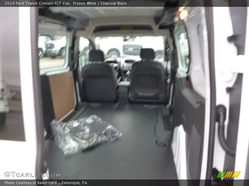 Frozen White / Charcoal Black 2014 Ford Transit Connect XLT Van
