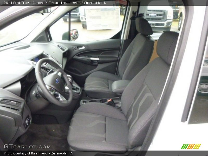  2014 Transit Connect XLT Van Charcoal Black Interior
