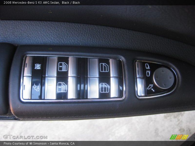 Black / Black 2008 Mercedes-Benz S 63 AMG Sedan