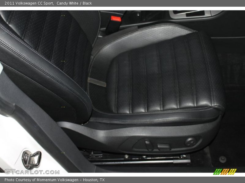 Candy White / Black 2011 Volkswagen CC Sport