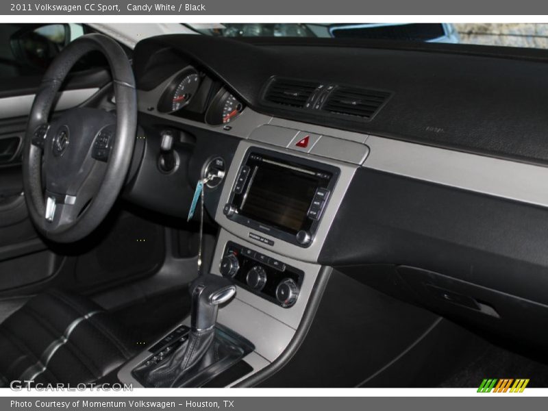 Candy White / Black 2011 Volkswagen CC Sport