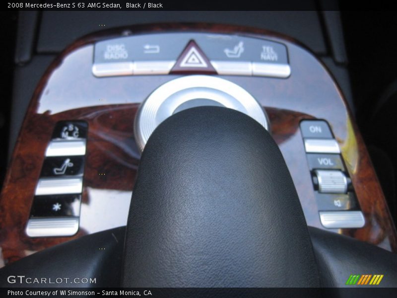 Black / Black 2008 Mercedes-Benz S 63 AMG Sedan