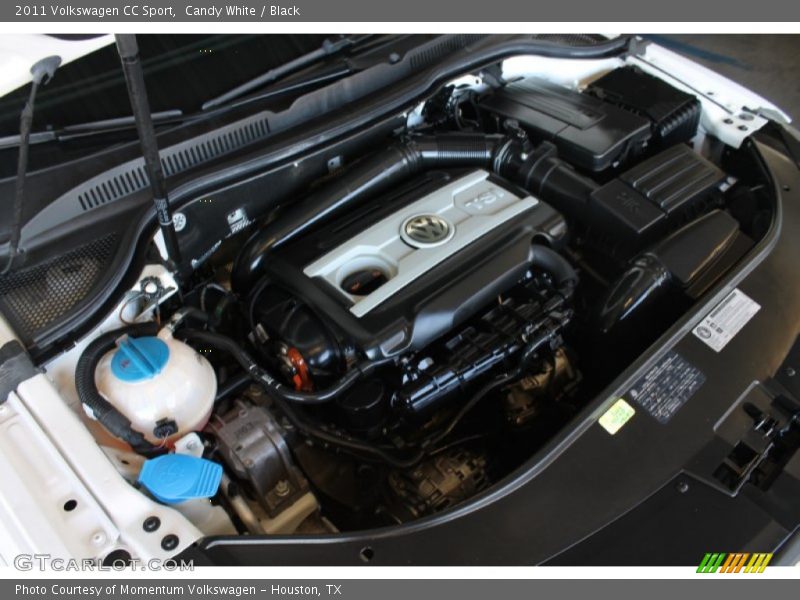 Candy White / Black 2011 Volkswagen CC Sport
