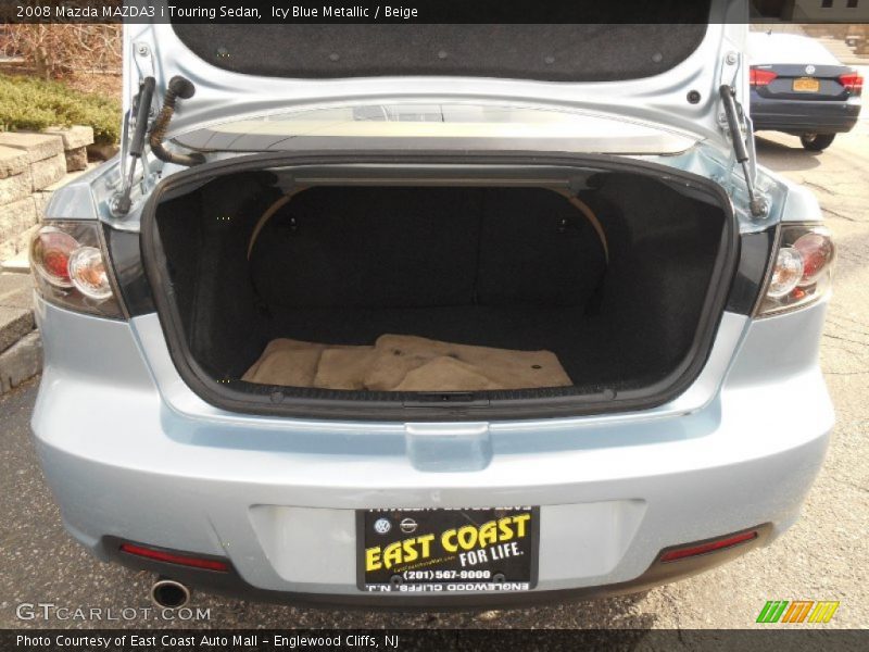 Icy Blue Metallic / Beige 2008 Mazda MAZDA3 i Touring Sedan