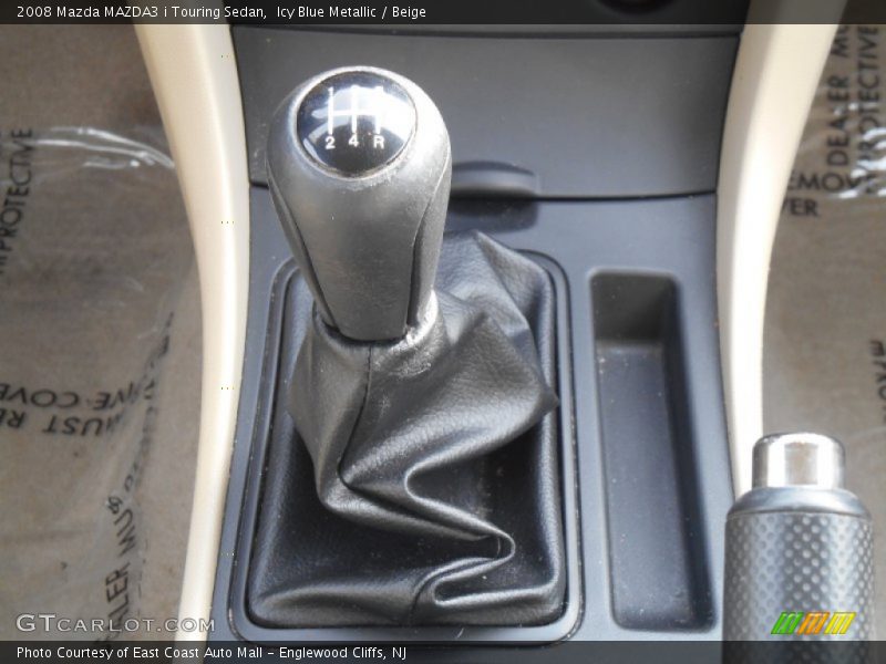 Icy Blue Metallic / Beige 2008 Mazda MAZDA3 i Touring Sedan
