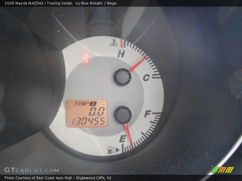 Icy Blue Metallic / Beige 2008 Mazda MAZDA3 i Touring Sedan