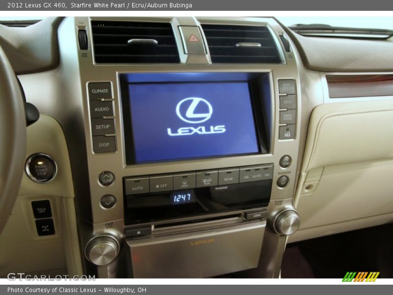Starfire White Pearl / Ecru/Auburn Bubinga 2012 Lexus GX 460